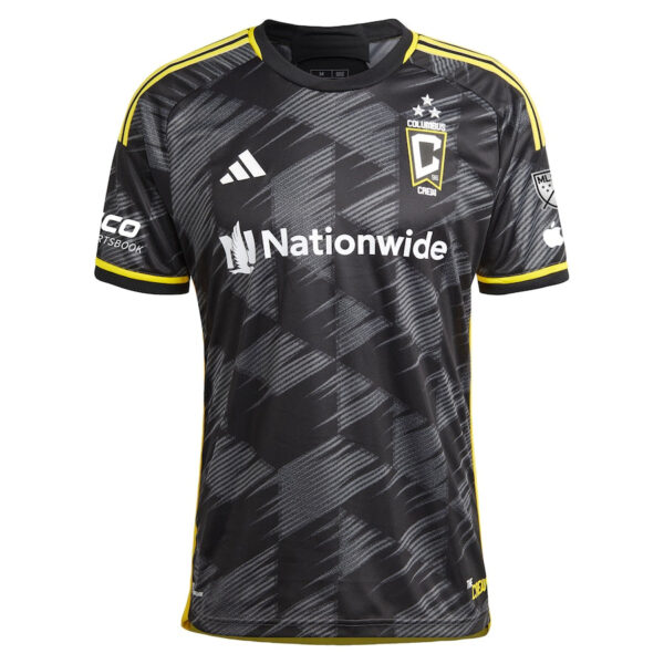 Columbus Crew adidas 2024 VeloCITY Kit Custom Jersey - Black - Image 2