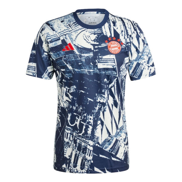 Bayern Munich adidas 2023/24 Pre-Match Top - White - Image 2