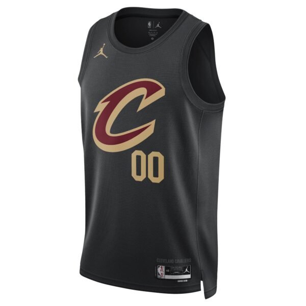 Cleveland Cavaliers Jordan Brand Unisex 2022/23 Swingman Custom Jersey - Statement Edition - Black - Image 3