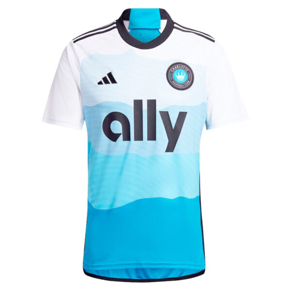 Charlotte FC adidas 2024 The Carolina Kit: Explore  Jersey - Blue - Image 2