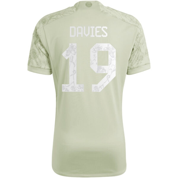 Alphonso Davies Bayern Munich adidas 2023/24 Oktoberfest Player Jersey - Green - Image 3