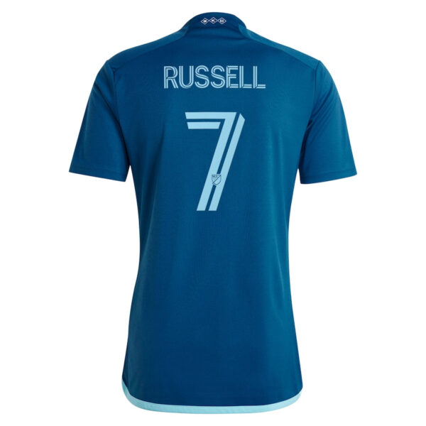 Johnny Russell Sporting Kansas City adidas 2024 Diamonds Our Forever  Player Jersey – Navy - Image 3