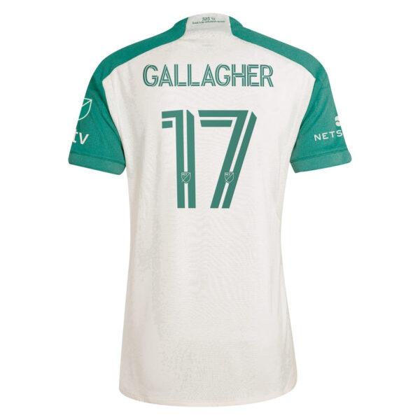 Jon Gallagher Austin FC adidas 2024 The Armadillo Kit Authentic Player Jersey – Tan - Image 3