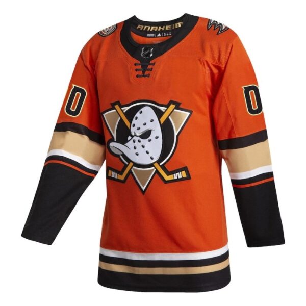 Anaheim Ducks 2022 Custom Jersey Pro Official Orange - Image 5