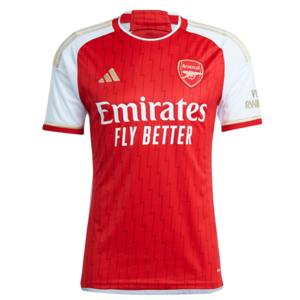 Arsenal Team 2023-24 with Thomas 5 printing Jersey - Red - Image 3