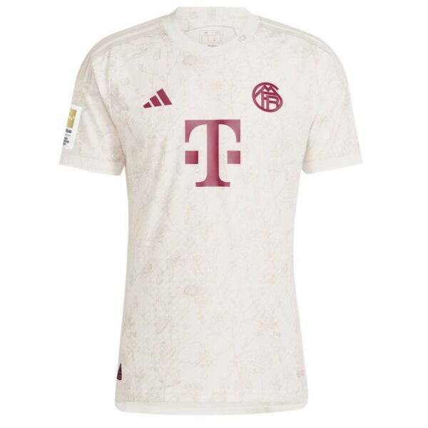Kingsley Coman Bayern Munich Shirt 2023/24 Third Jersey - White - Image 2
