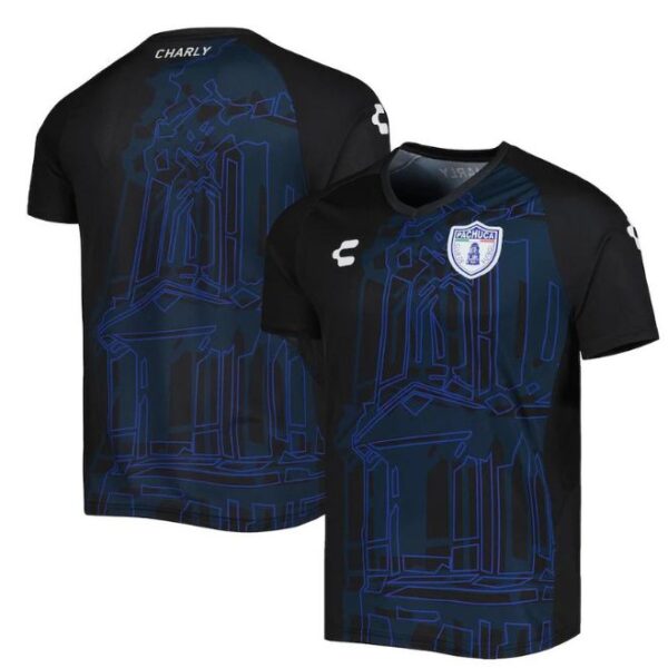 C.F. Pachuca Training Top Jersey - Black