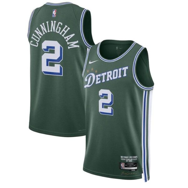Cade Cunningham Detroit Pistons Unisex 2023 Swingman Jersey - City Edition - Green