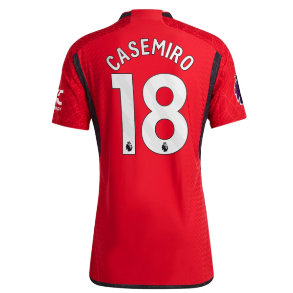 Casemiro Manchester United Shirt 2023/24 Home Player Jersey - Red - Image 2