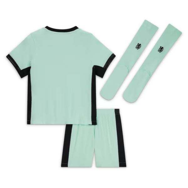 Chelsea Third Kit 2023-24 - Little Kids Custom Jersey - Image 2