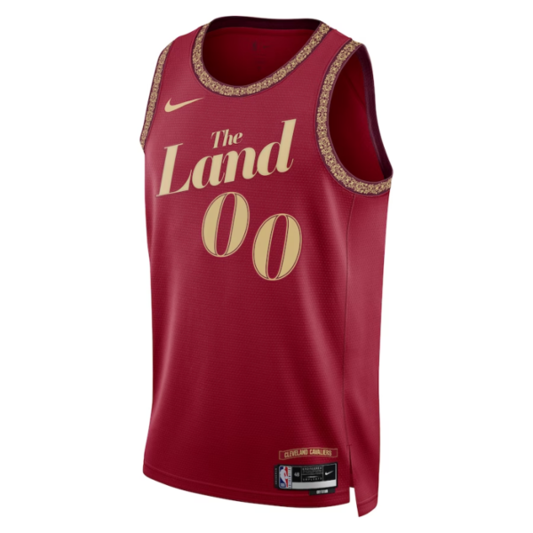 Cleveland Cavaliers Unisex 2023/24 Custom Swingman Jersey - Wine - City Edition - Image 3