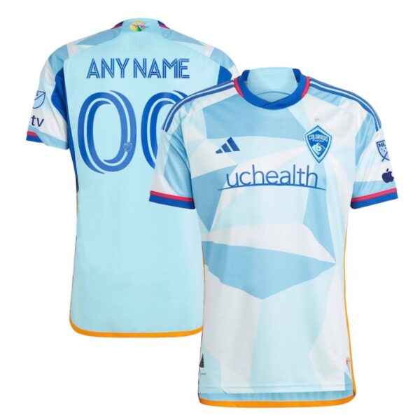 Colorado Rapids  Unisex Shirt 2023 New Day Kit Custom Jersey - Light Blue