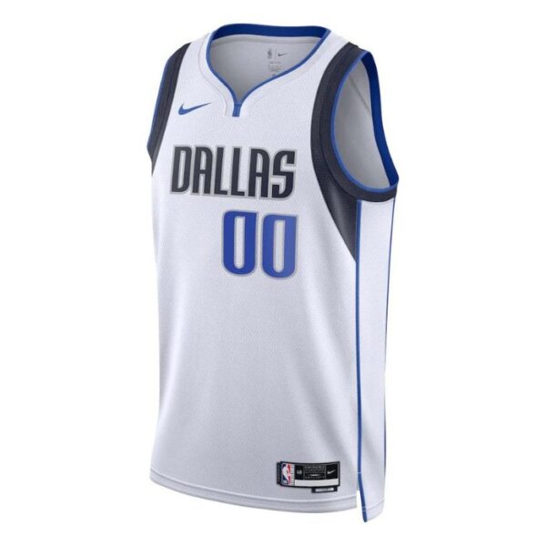 Dallas Mavericks Unisex 2023 Swingman Custom Jersey White - Association Edition - Image 2