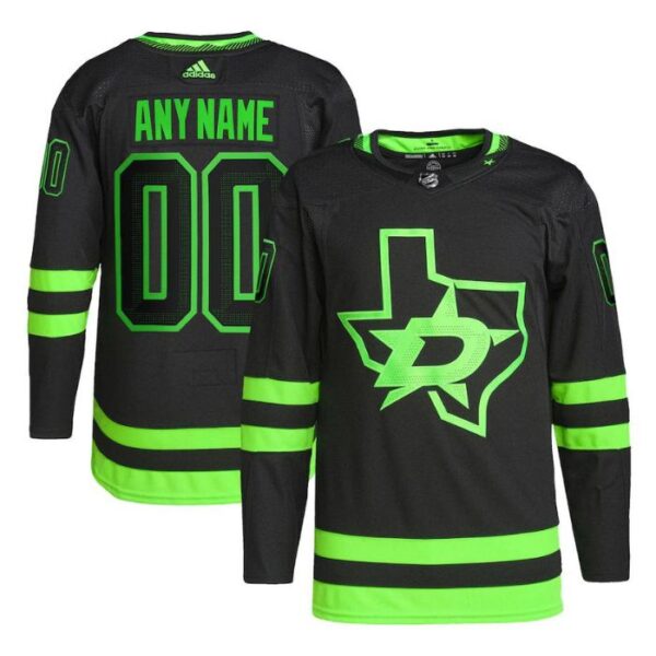 Dallas Stars Team Alternate 2023 Custom Jersey - Black
