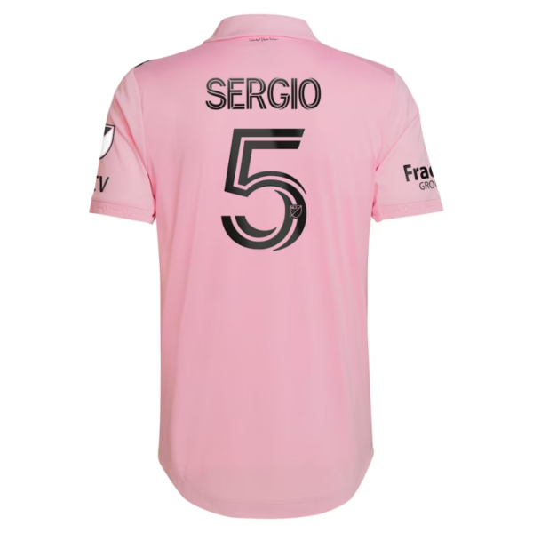 Inter Miami CF Sergio Busquets 2023 Player Jersey Pink - Image 2