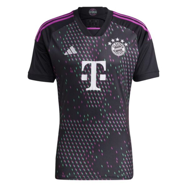 Jamal Musiala Bayern Munich 2023/24 Away Player Jersey - Black - Image 3