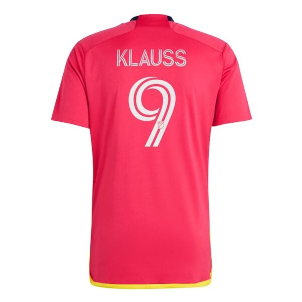 João Klauss Player Jersey St. Louis City SC  Unisex Shirt 2023 - Red - Image 2