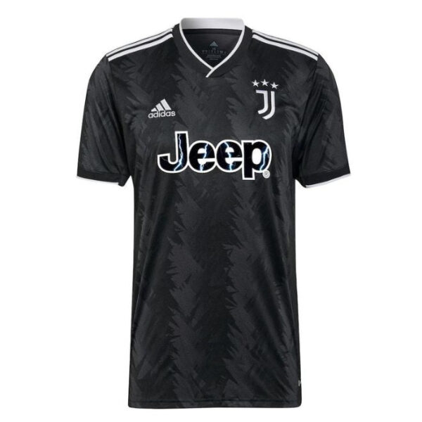 Juventus Away Shirt 2022-2023 with Player Di Maria 22 printing Unisex Jersey – Black - Image 2