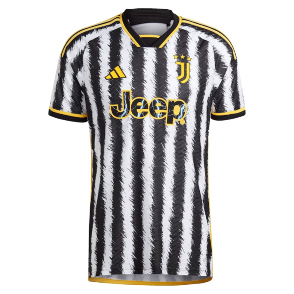 Juventus Team 2023-24 with Player Pogba 10 printing Jersey - White - Image 3