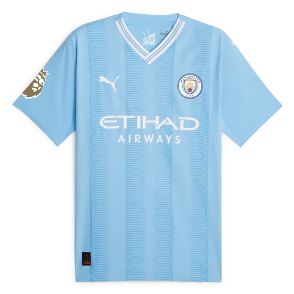 Kevin De Bruyne Manchester City 2023/24 Player Jersey - Sky Blue - Image 3