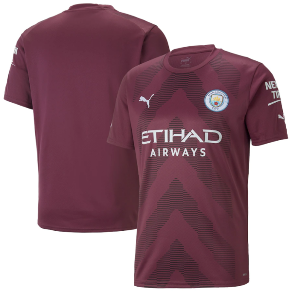 Manchester City Goalkeeper Shirt   2022-23 Custom Unisex Jersey Violo