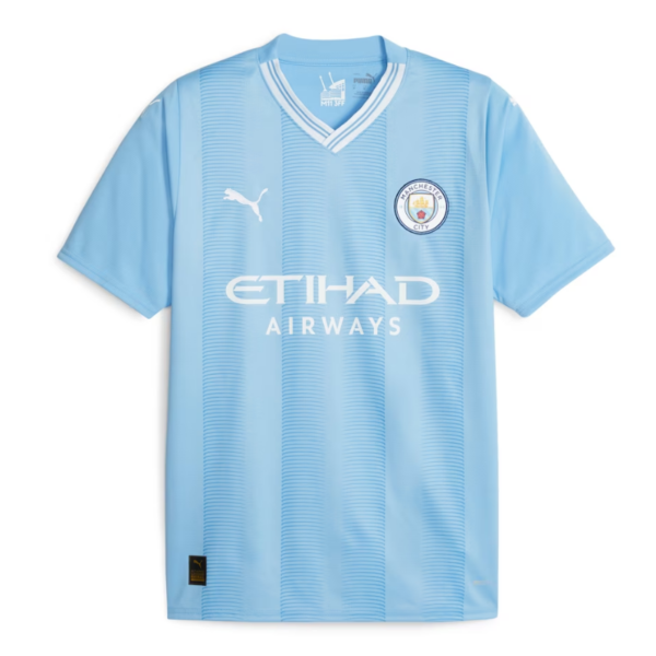 Manchester City Puma 2023/24 Home Customized Jersey - Sky Blue - Image 3