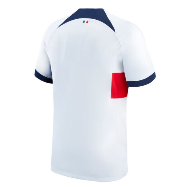 Paris Saint-Germain Shirt 2023/24 Away Customized Jersey - White - Image 2