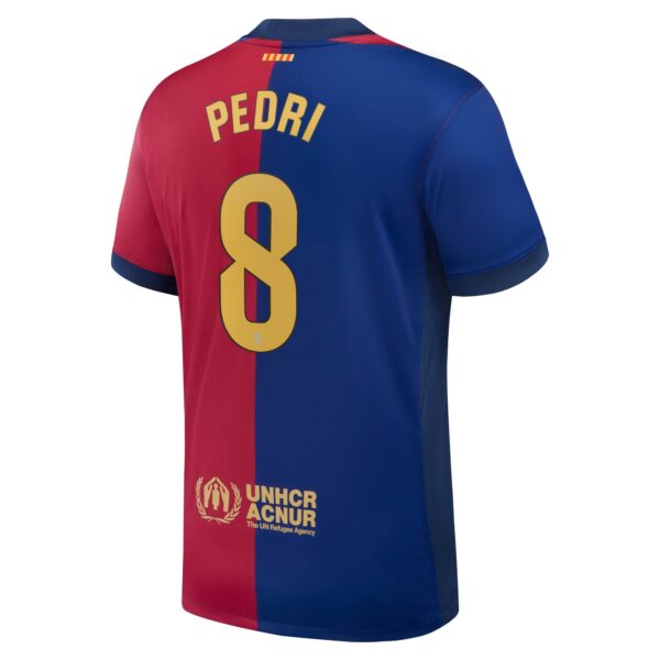 Pedri Barcelona 8 Nike 2024/25 Home Player Jersey - Royal - Image 3