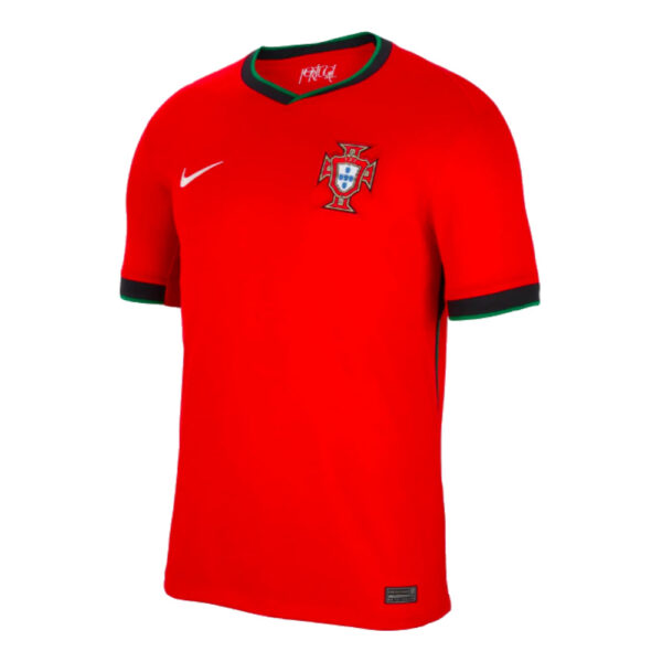 Portugal Nike Home 2024-2025 Ronaldo 7 Jersey - Red - Image 2