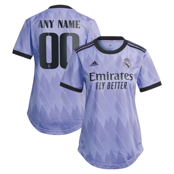 Real Madrid Women's  Shirt 2023 Away Custom Jersey -
