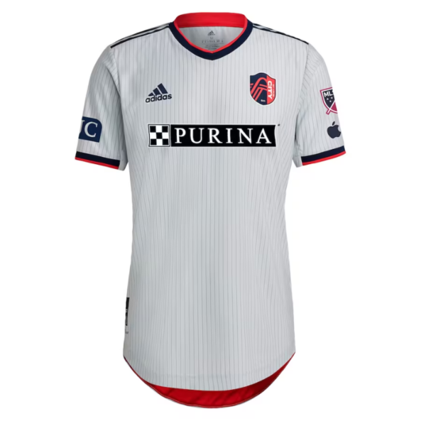 St. Louis City SC Tim Parker Shirt 2023/24  Player Jersey - Gray - Image 3