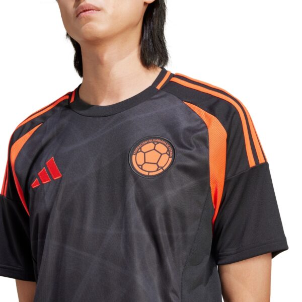 Colombia adidas Away Shirt 2024 Custom Jersey - Black - Image 2