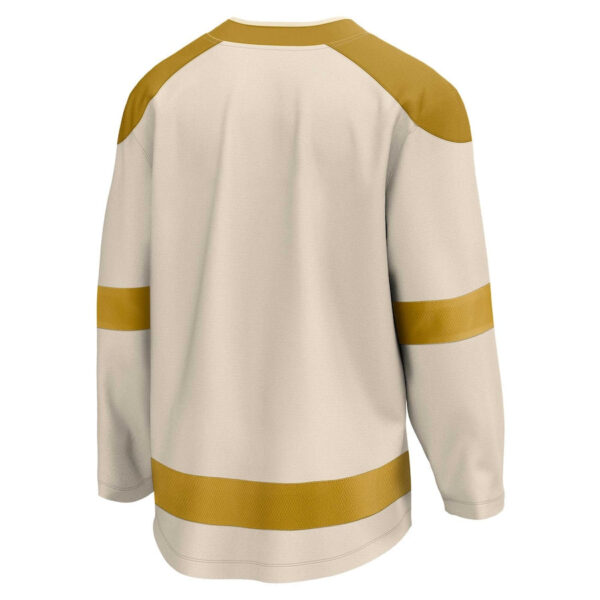 Vegas Golden Knights Fanatics Branded 2024 NHL Winter Classic Breakaway Jersey - Cream - Image 3