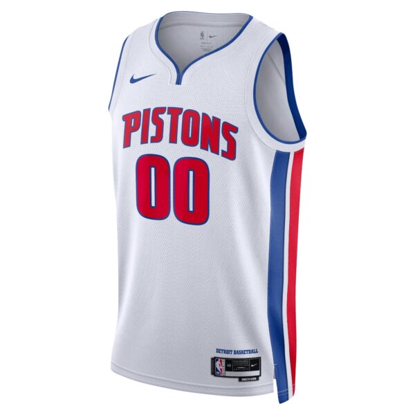 Detroit Pistons Nike Unisex Swingman Custom Jersey White - Association Edition - Image 2