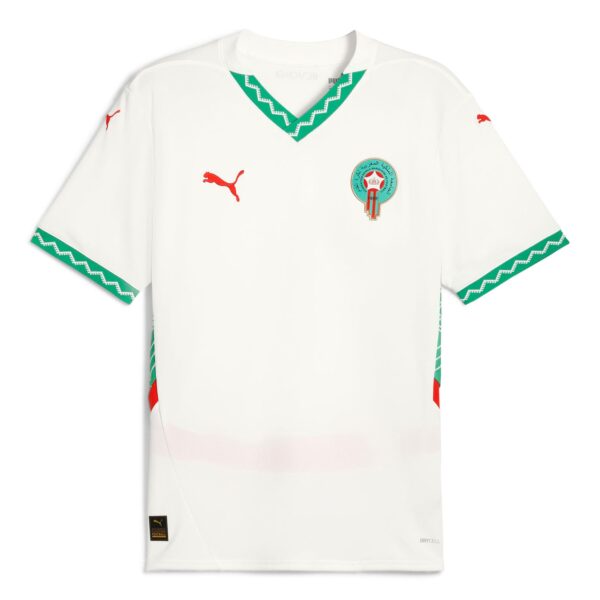 Morocco National Team Puma 2025 Away Custom Jersey - White - Image 2