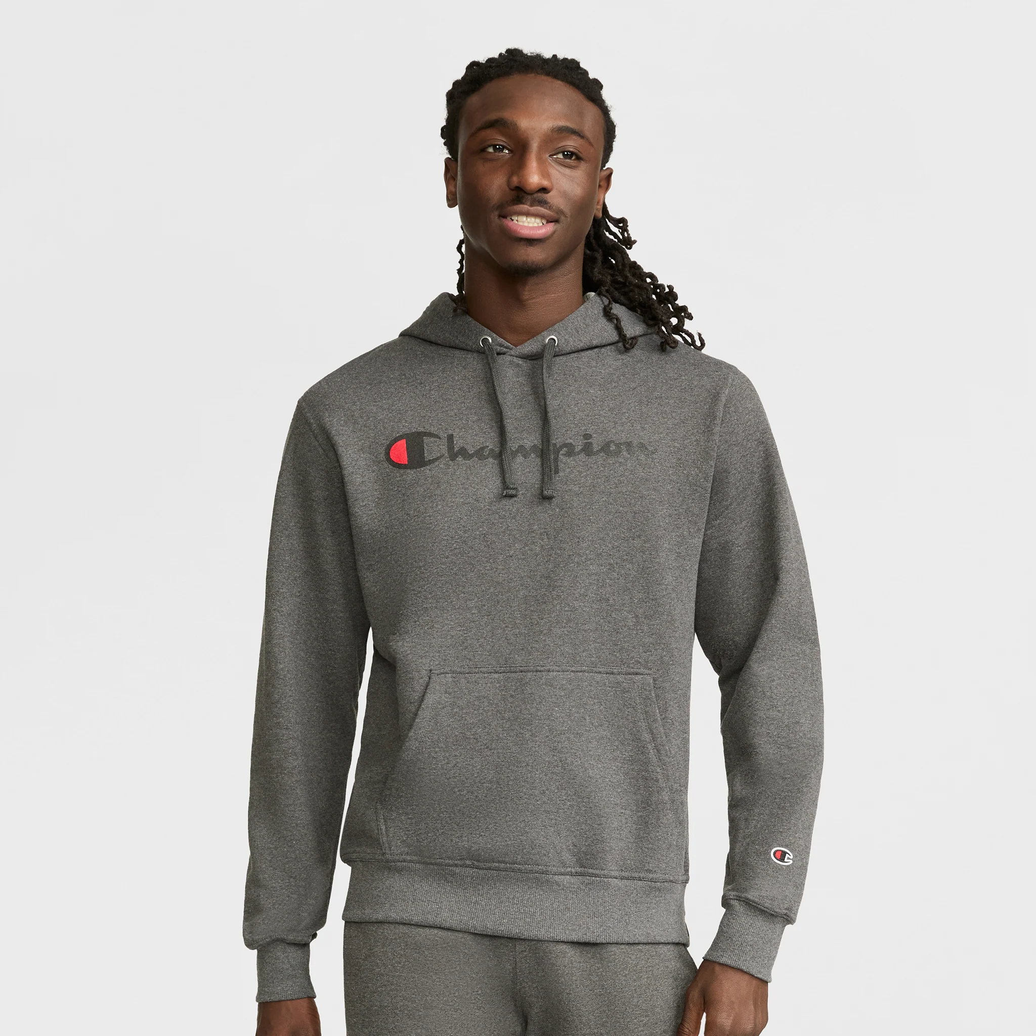 Powerblend Hoodie, Full Script Logo 1 Powerblend Hoodie, Full Script Logo