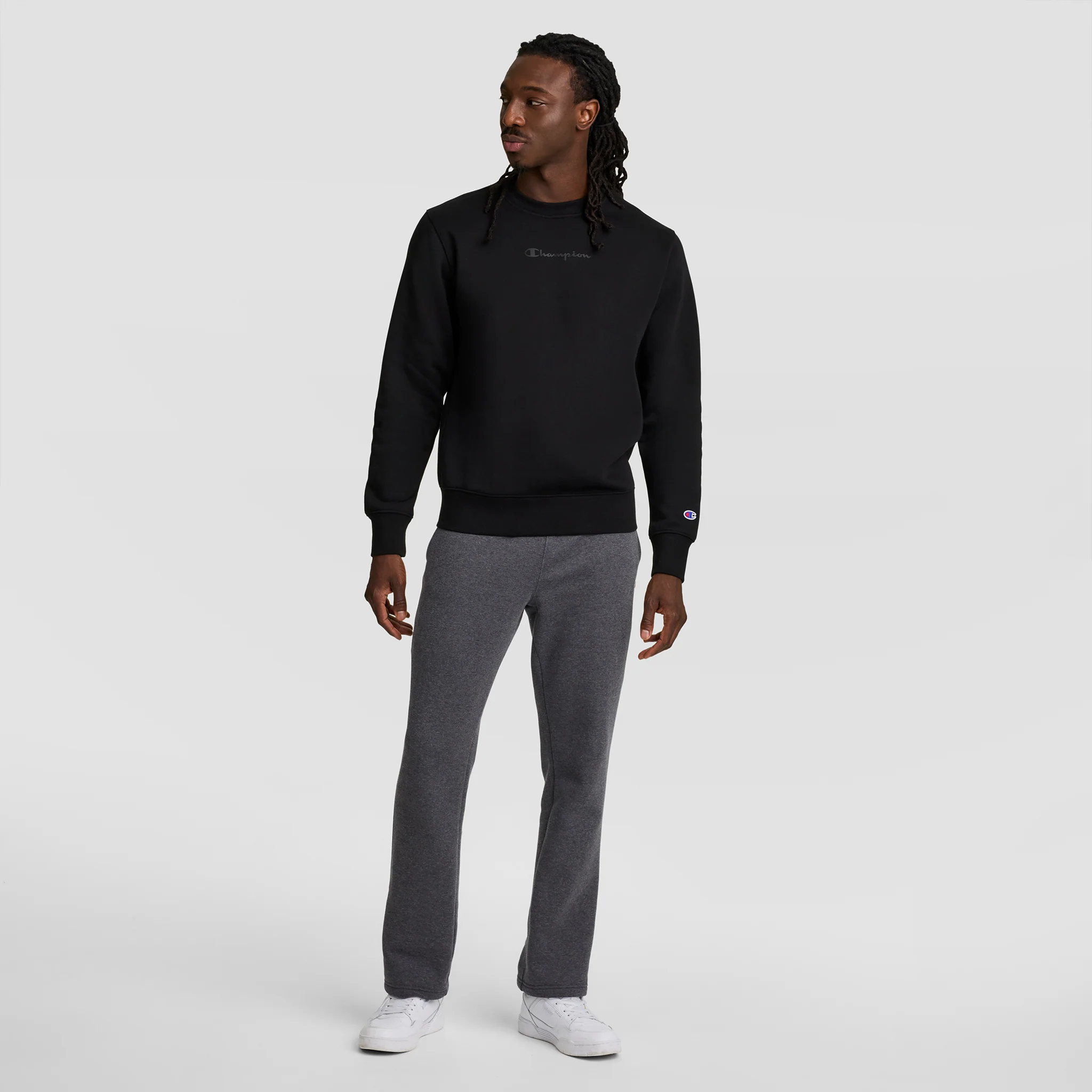 Powerblend Sweatpants, Open Hem, C Logo 5 Powerblend Sweatpants, Open Hem, C Logo