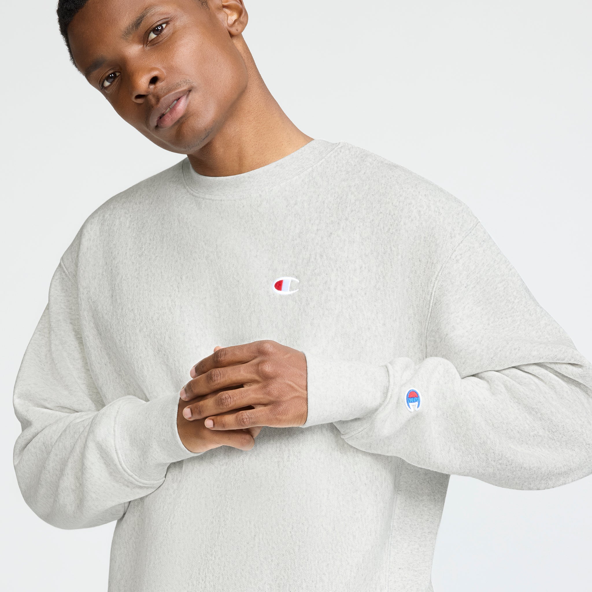 Reverse Weave Crewneck Sweatshirt, C Logo 3 Reverse Weave Crewneck Sweatshirt, C Logo