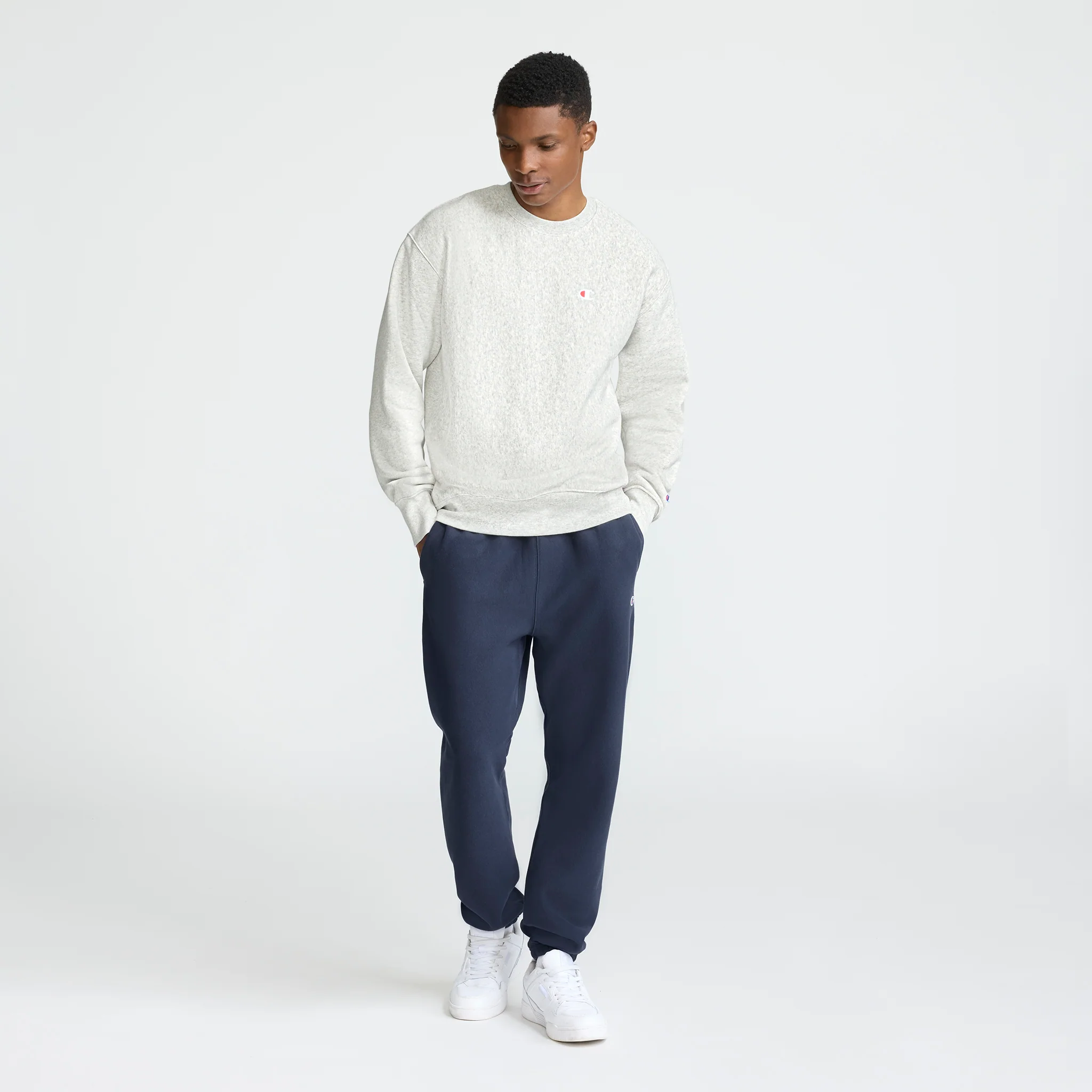 Reverse Weave Crewneck Sweatshirt, C Logo 5 Reverse Weave Crewneck Sweatshirt, C Logo