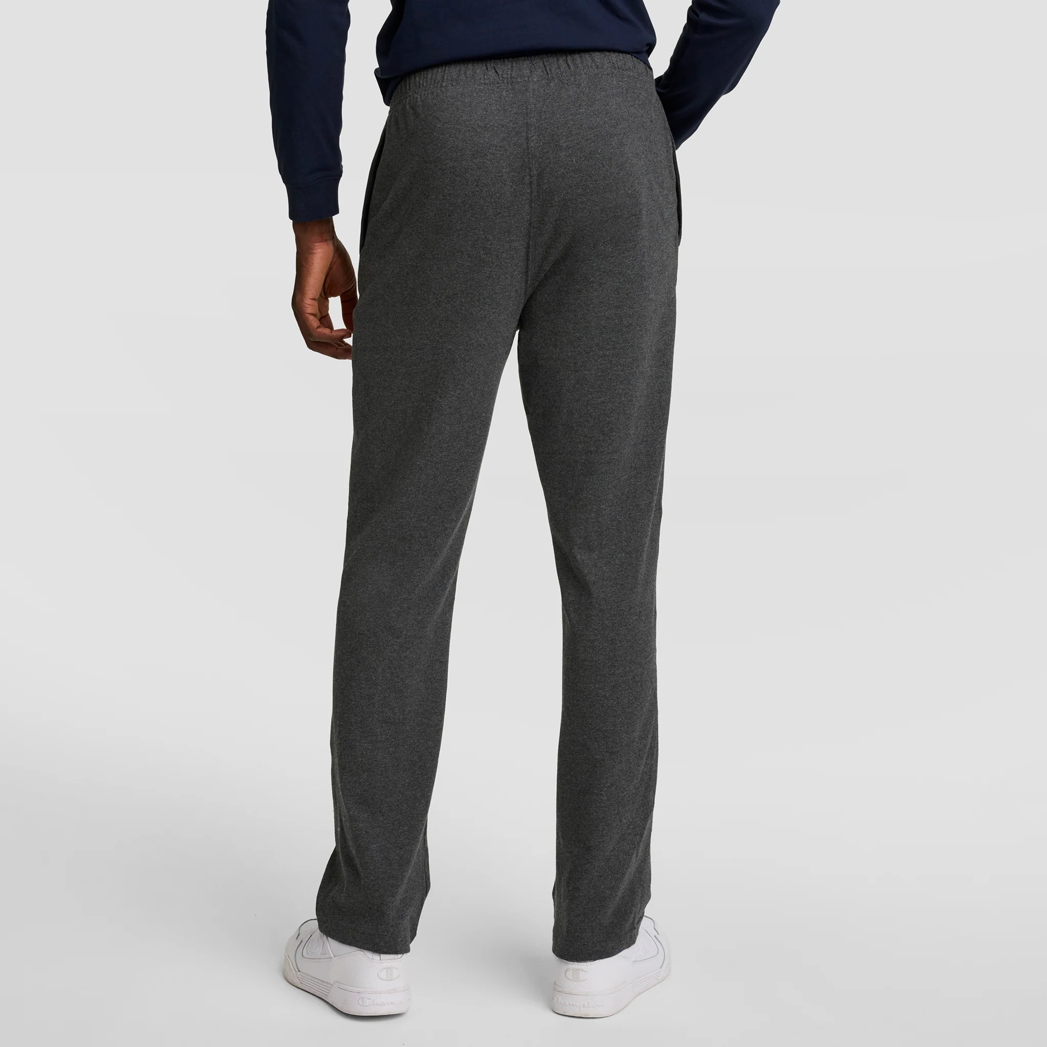 Lightweight Lounge Pants, Open Hem, C Logo 2 Lightweight Lounge Pants, Open Hem, C Logo