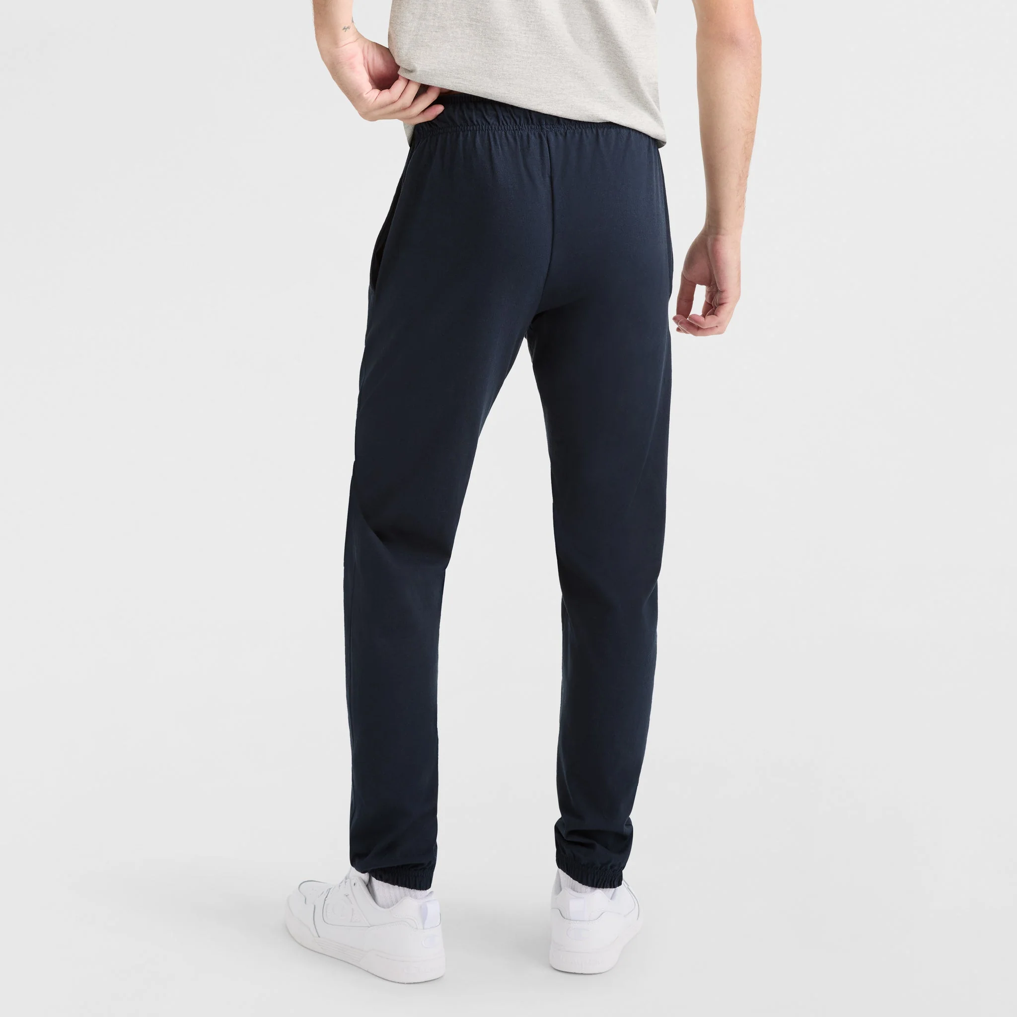 Lightweight Lounge Pants, Cinched Hem, C Logo 2 Lightweight Lounge Pants, Cinched Hem, C Logo