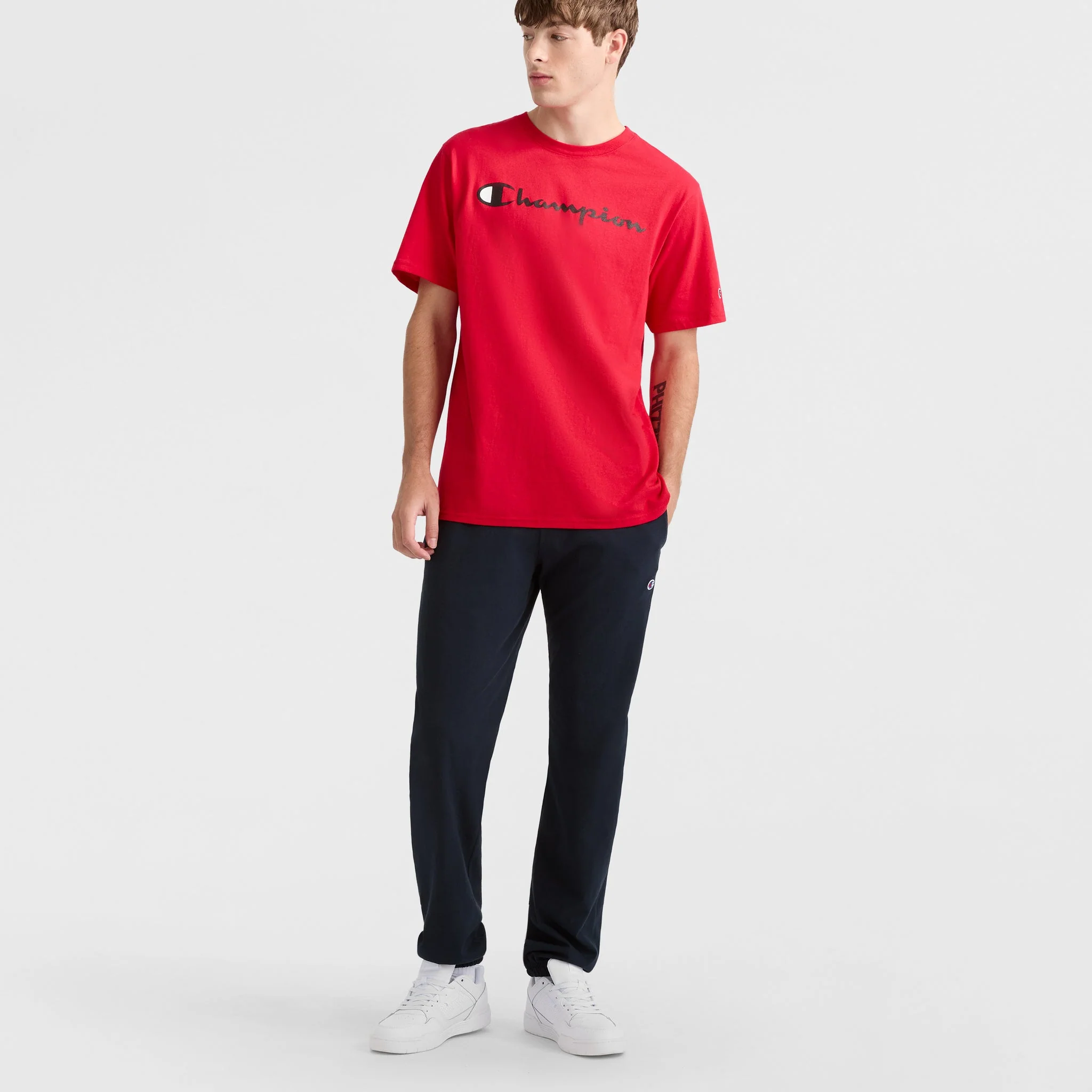 Lightweight Lounge Pants, Cinched Hem, C Logo 5 Lightweight Lounge Pants, Cinched Hem, C Logo