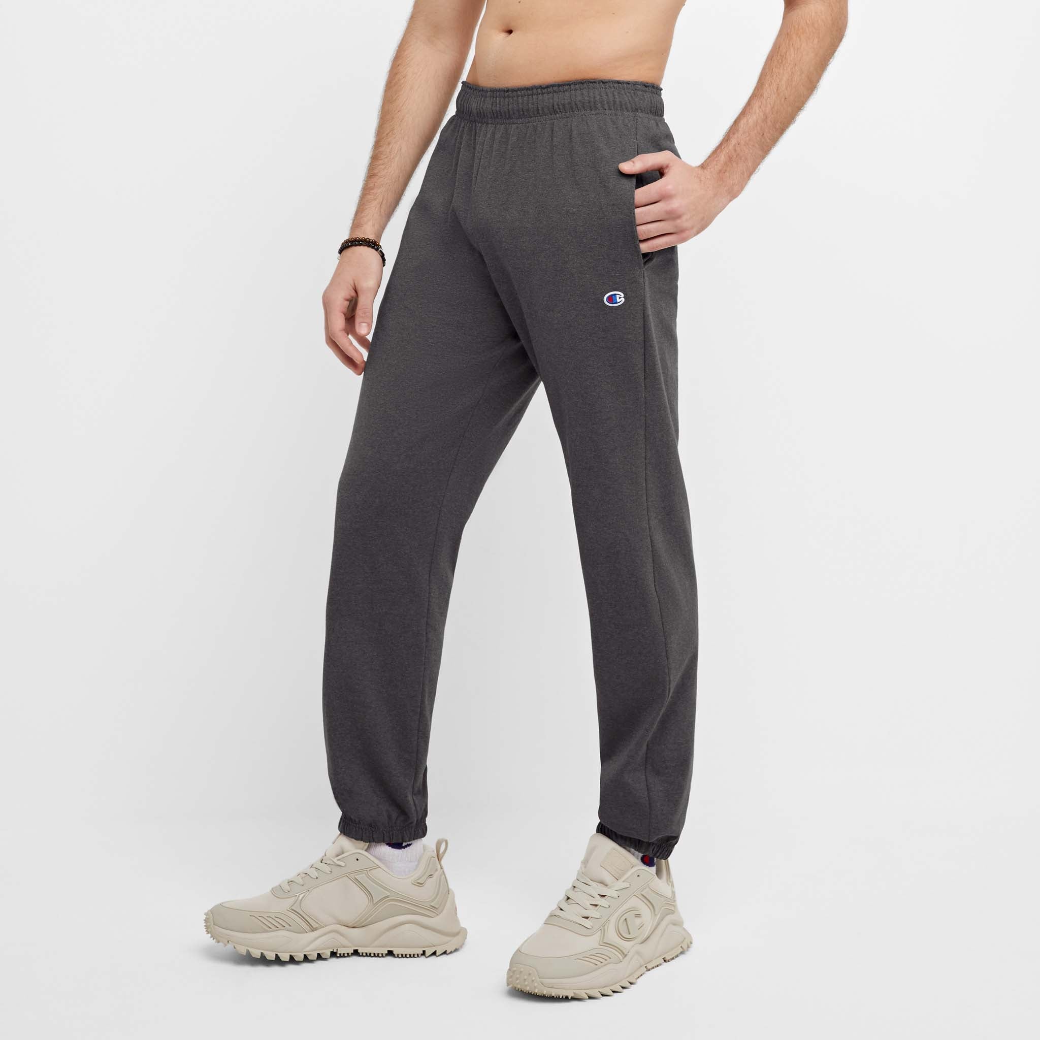 Lightweight Lounge Pants, Cinched Hem, C Logo 2 Lightweight Lounge Pants, Cinched Hem, C Logo