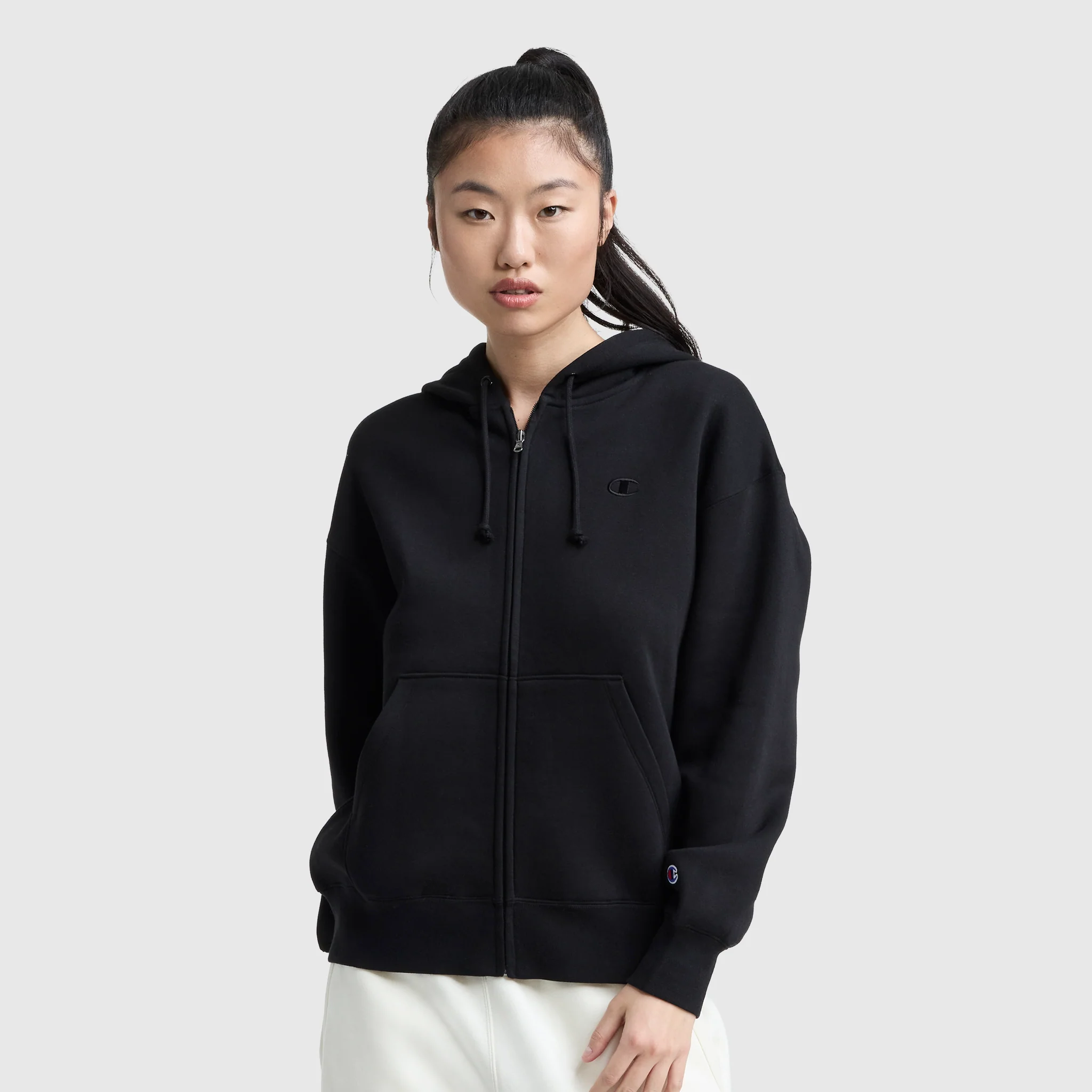 Powerblend Fleece Zip-Up Hoodie, C Logo