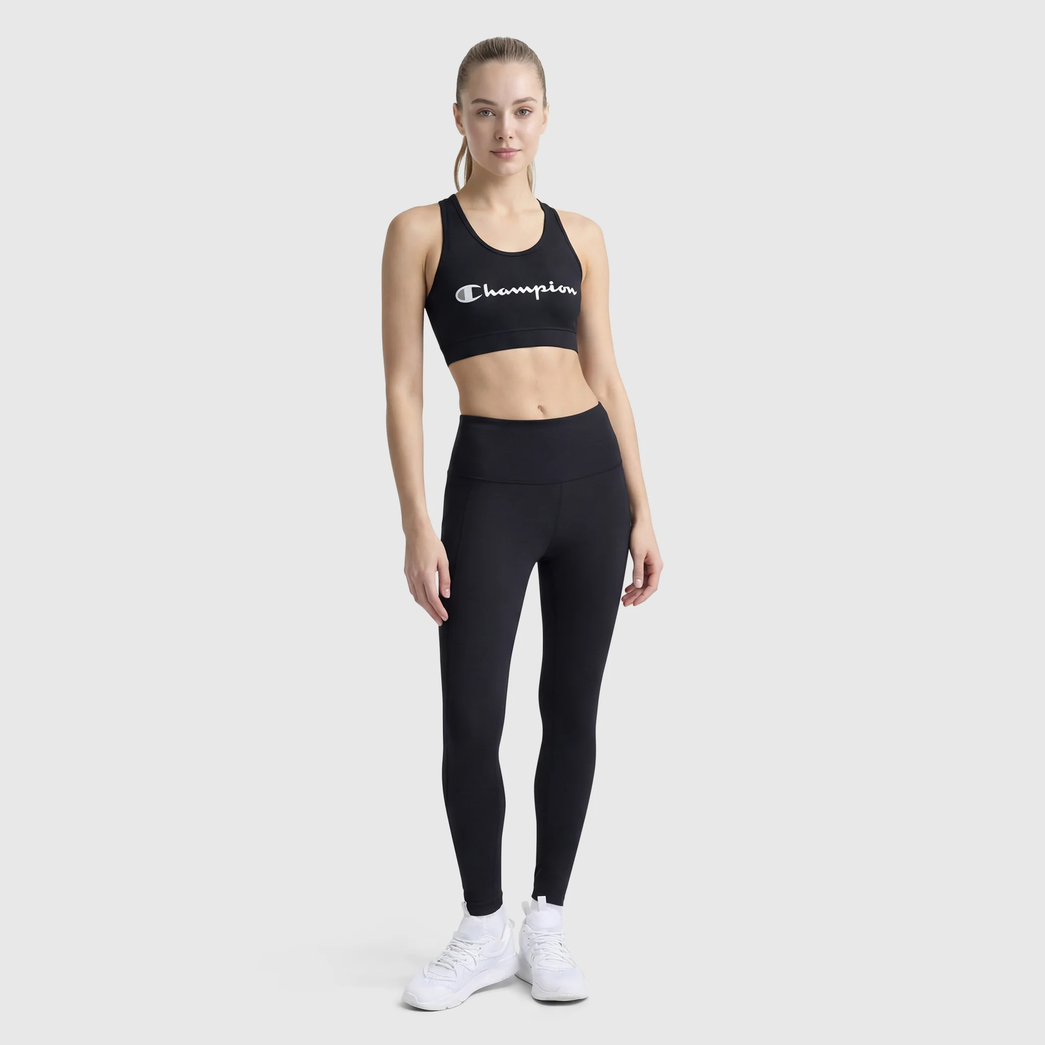 Sports Bra, Script Logo 6 Sports Bra, Script Logo