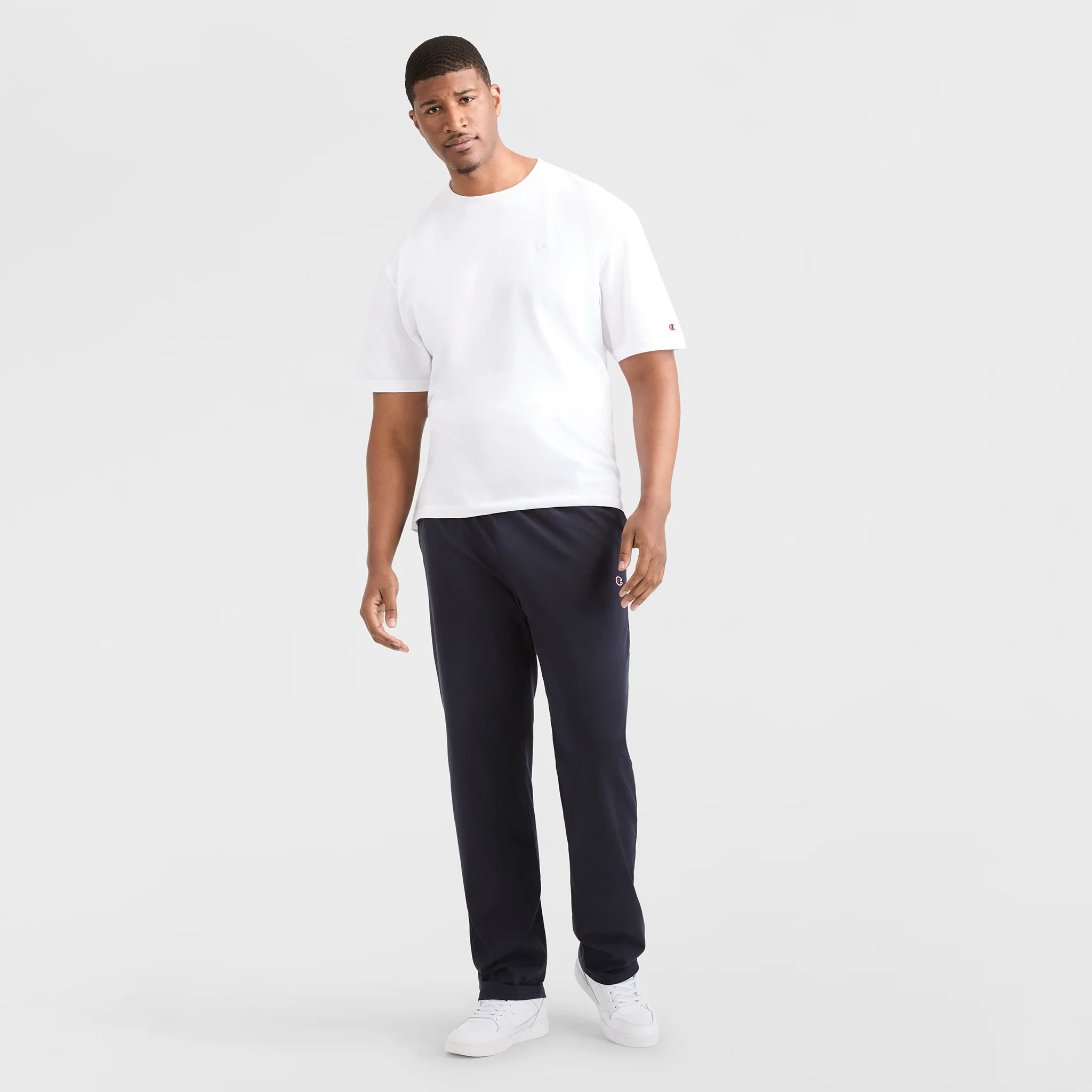 Lightweight Lounge Pants, Open Hem, C Logo - Big & Tall 4 Lightweight Lounge Pants, Open Hem, C Logo - Big & Tall