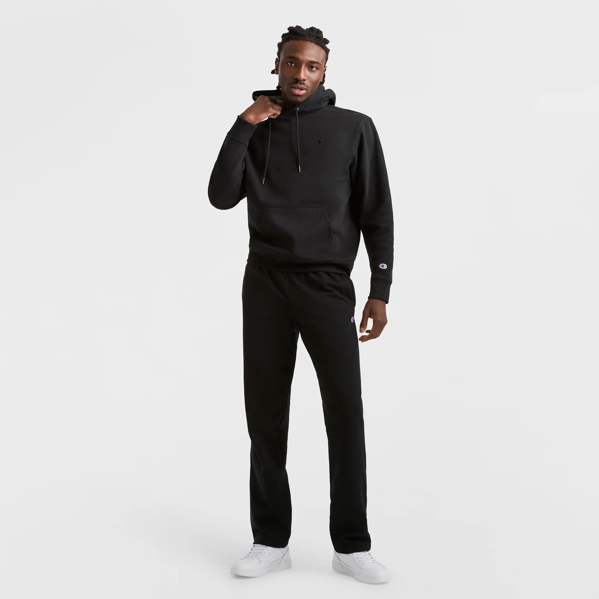 Powerblend Sweatpants, Open Hem, C Logo 3 Powerblend Sweatpants, Open Hem, C Logo