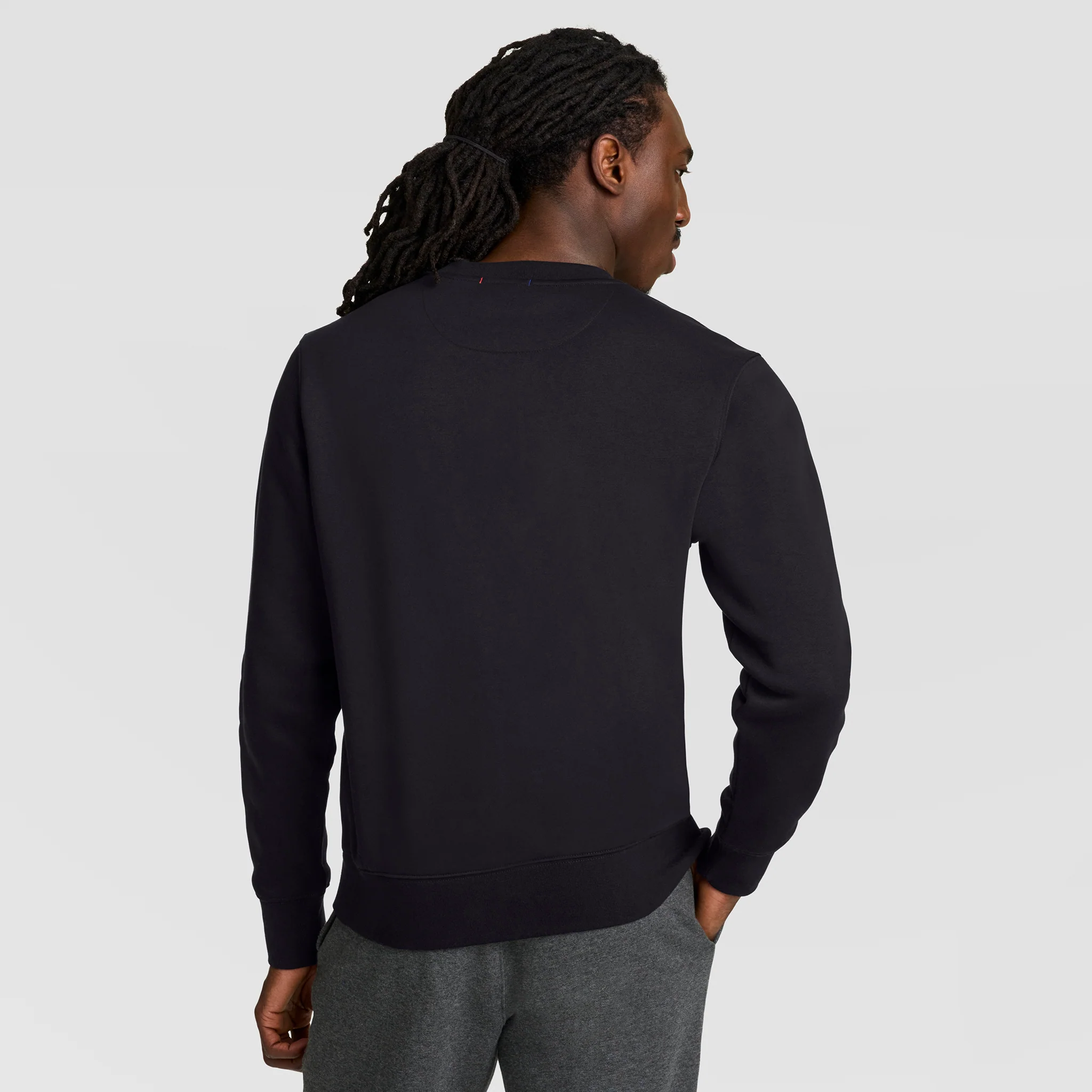 Powerblend Crewneck Sweatshirt, Tonal Script Logo 2 Powerblend Crewneck Sweatshirt, Tonal Script Logo