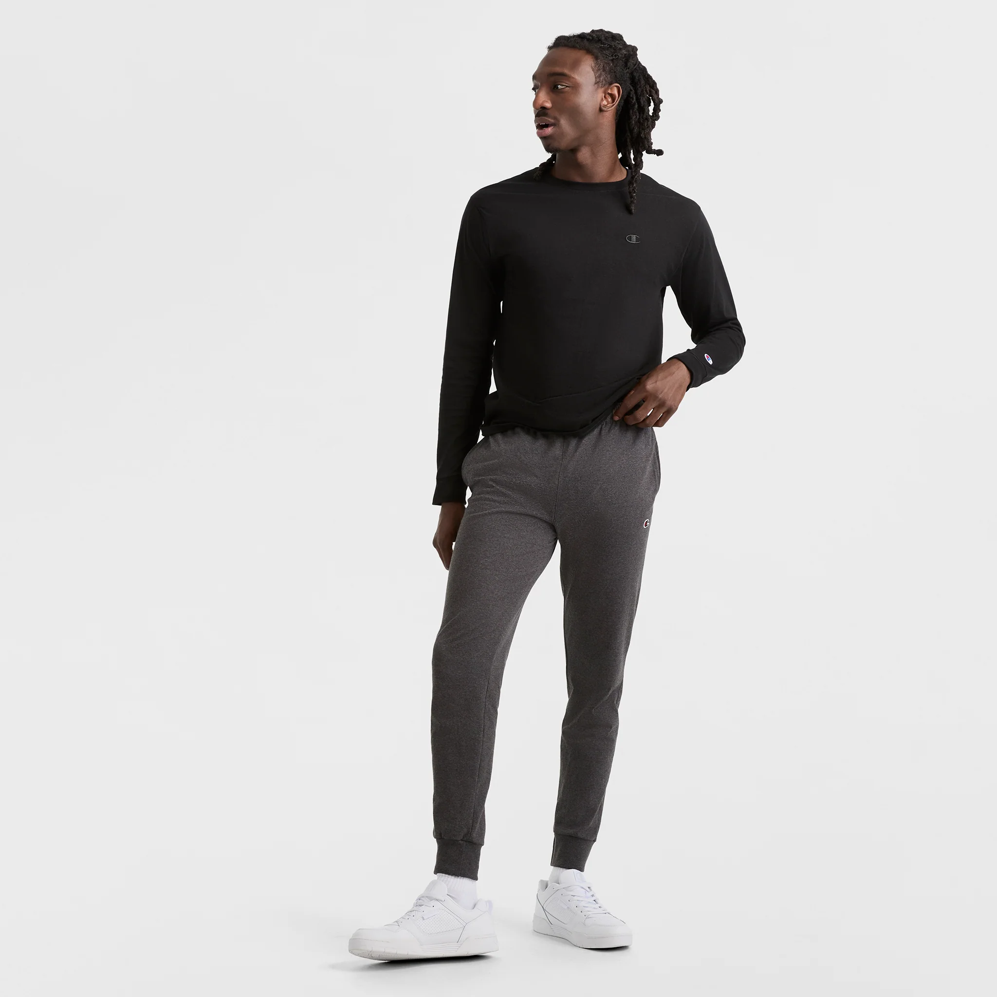 Lightweight Lounge Joggers, C Logo 4 Lightweight Lounge Joggers, C Logo